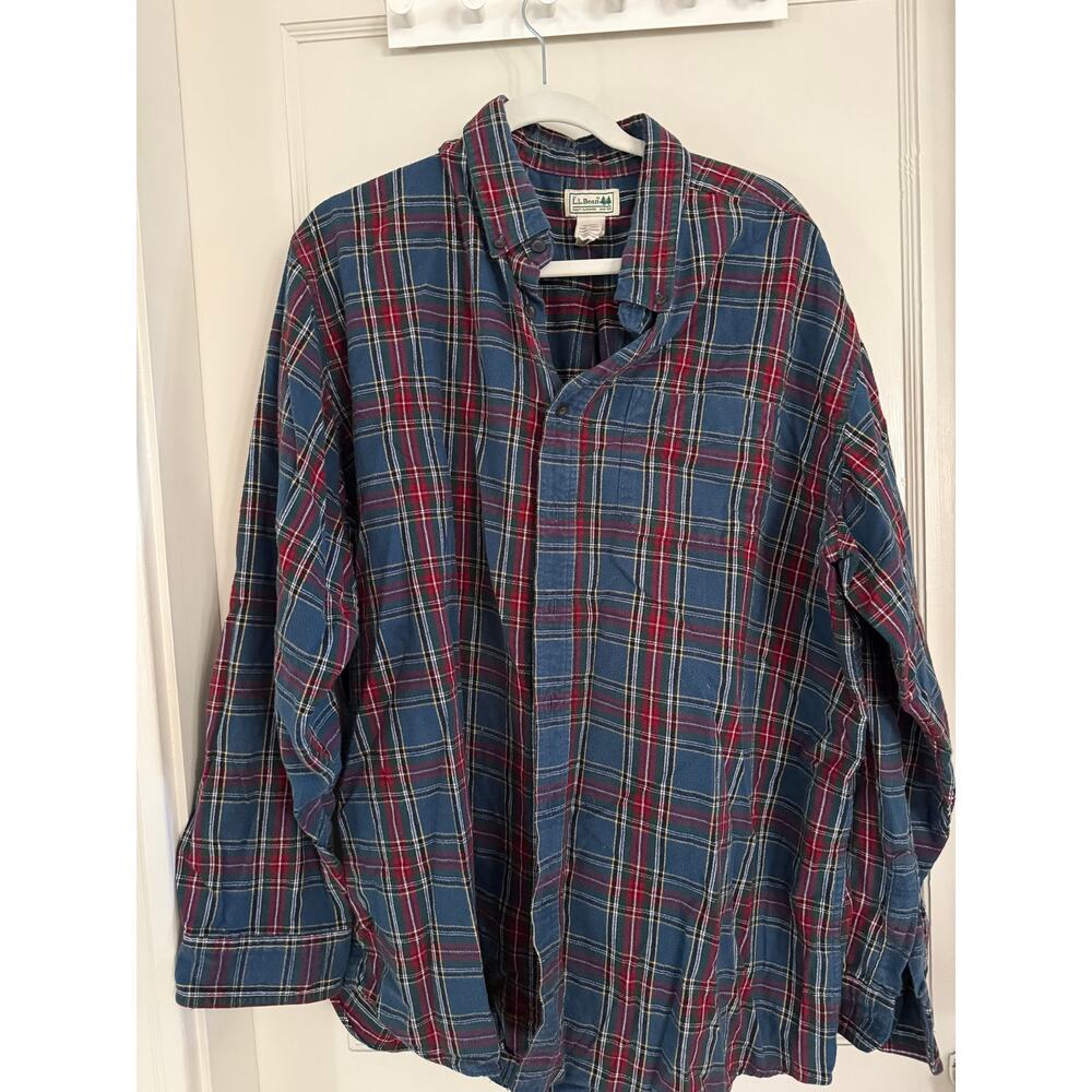 Vintage LL Bean plaid flannel
